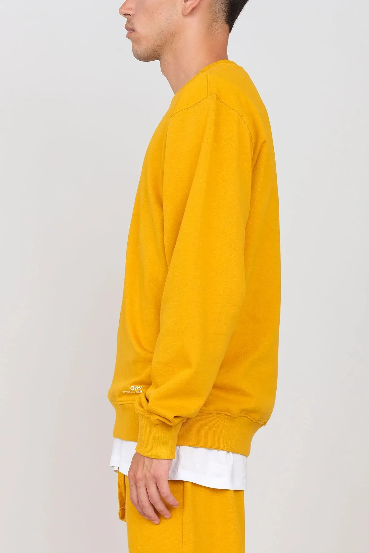 Men's Gauzy Crewneck Sweatshirt Ochre sold by Ivalo.com product image thumbnail 3