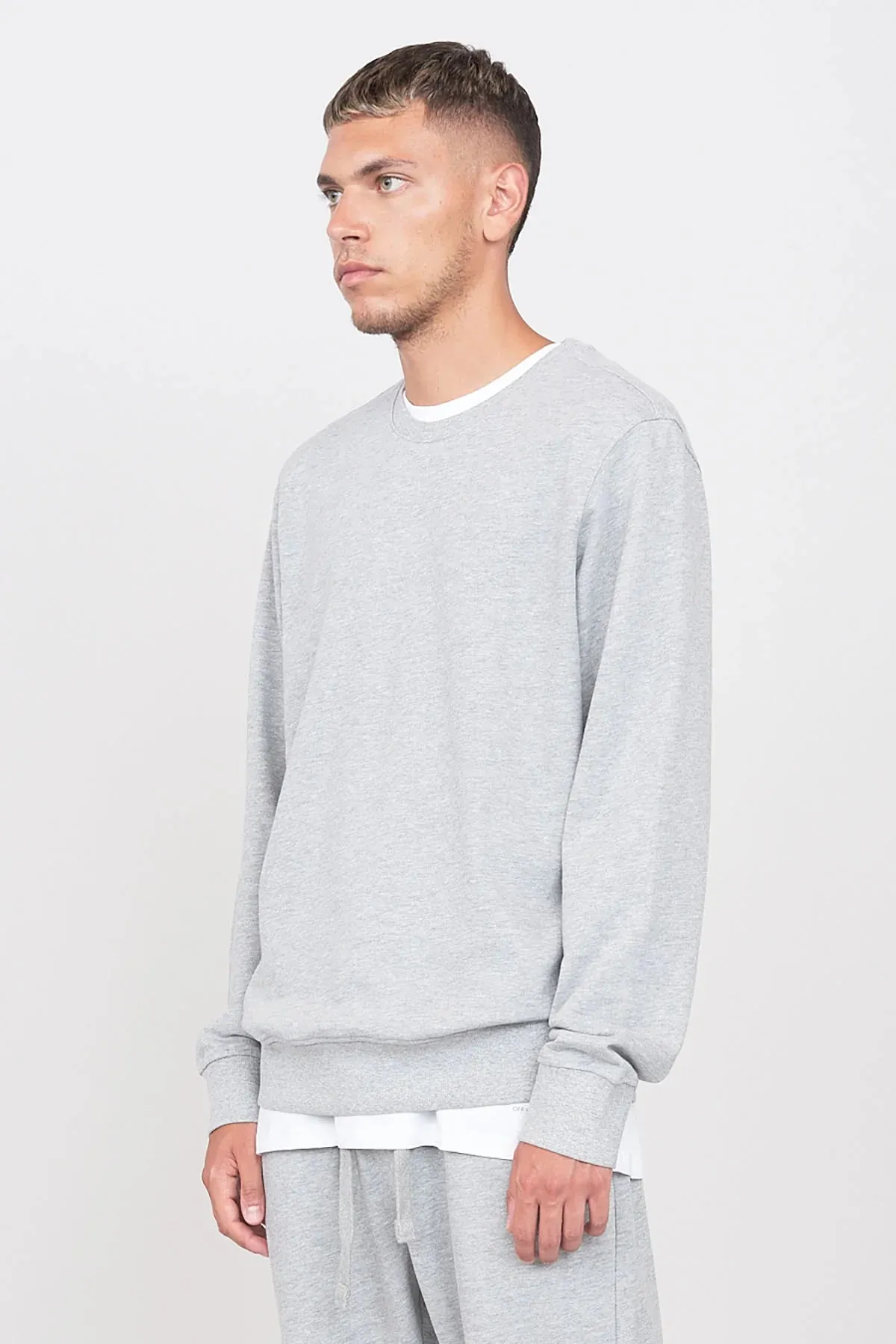 Men's Gauzy Crewneck Sweatshirt Grey sold by Ivalo.com