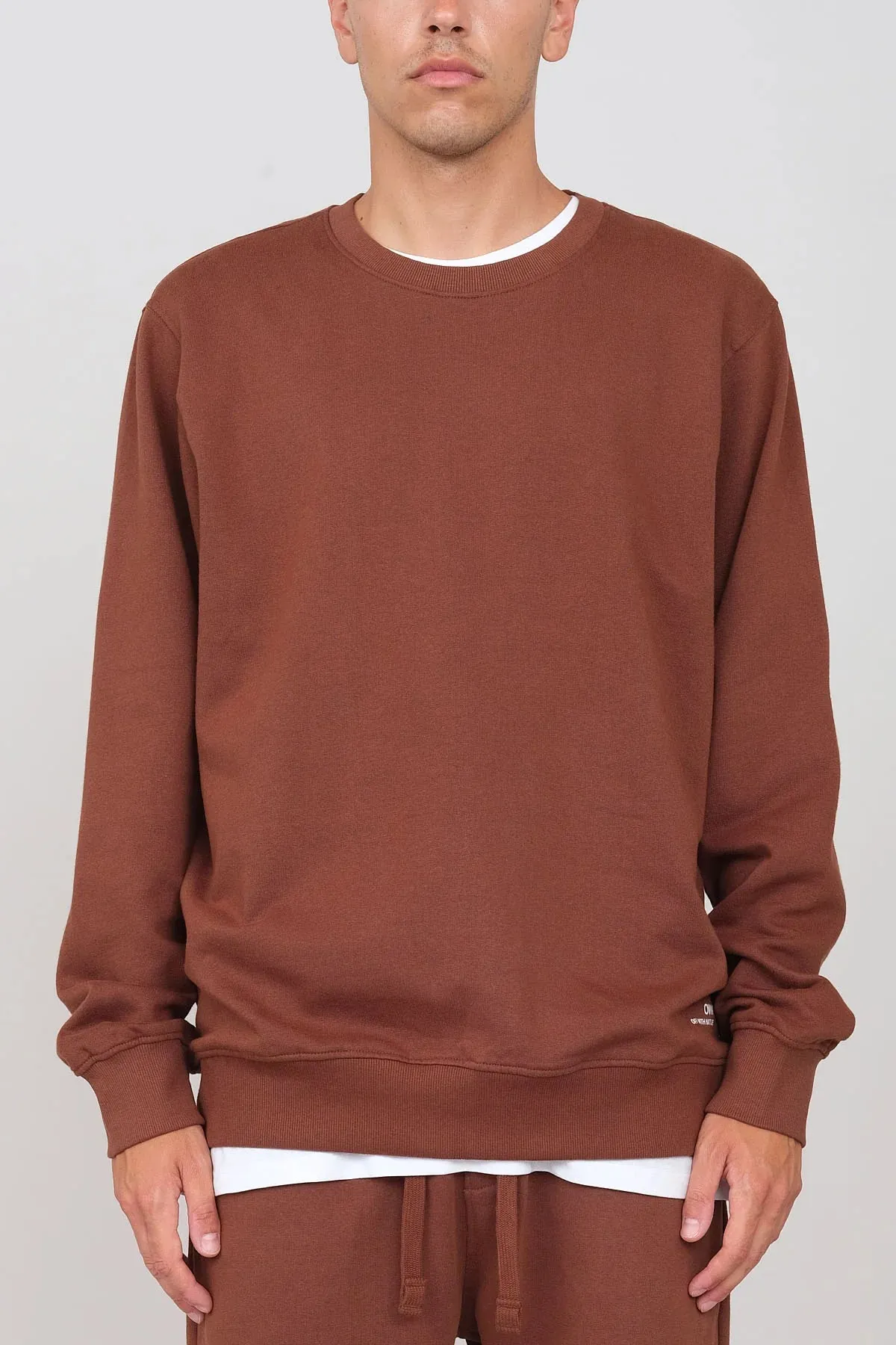 Men's Gauzy Crewneck Sweatshirt Brown sold by Ivalo.com product image thumbnail 3