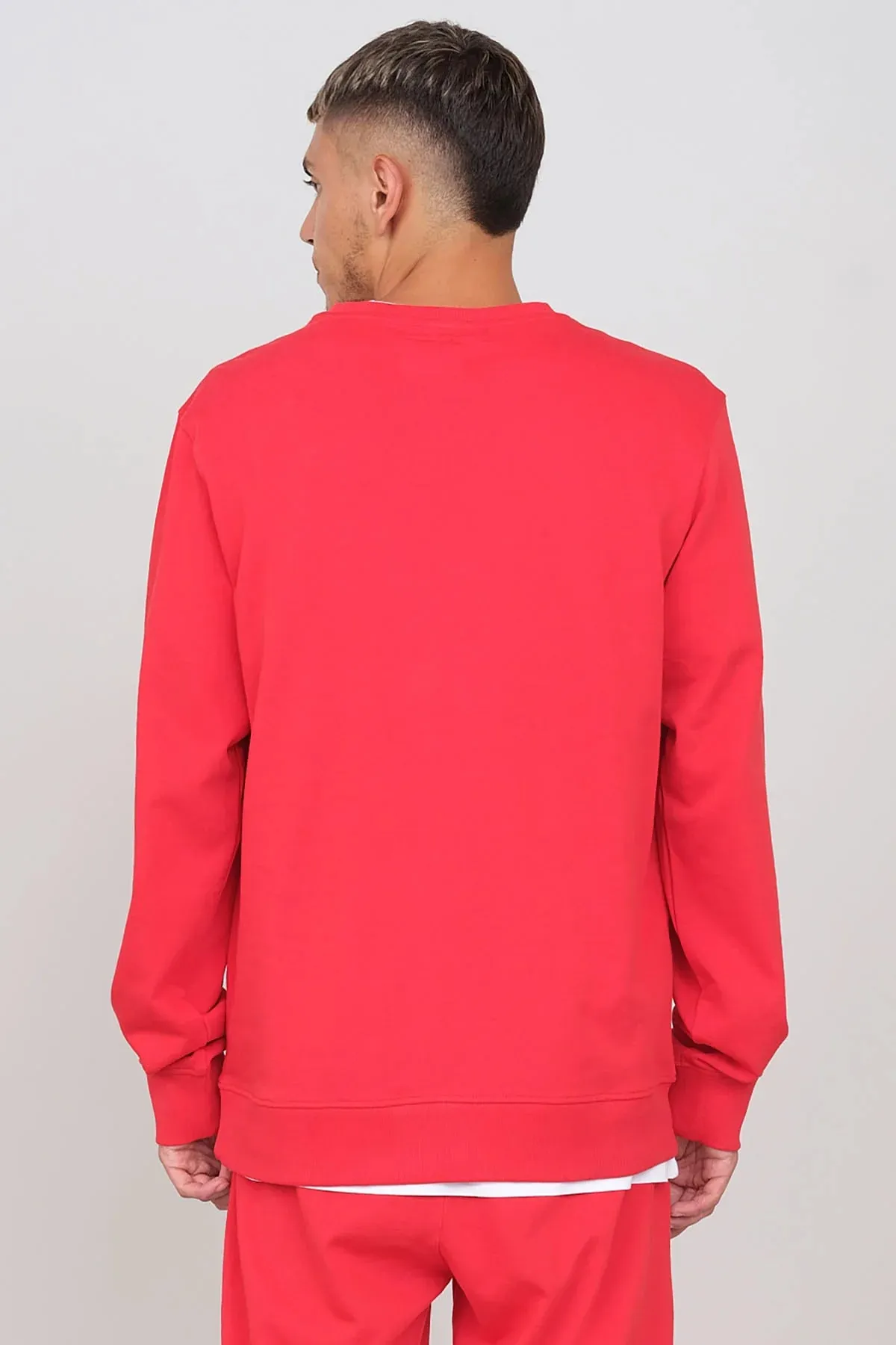 Men's Gauzy Crewneck Sweatshirt Red sold by Ivalo.com product image thumbnail 4