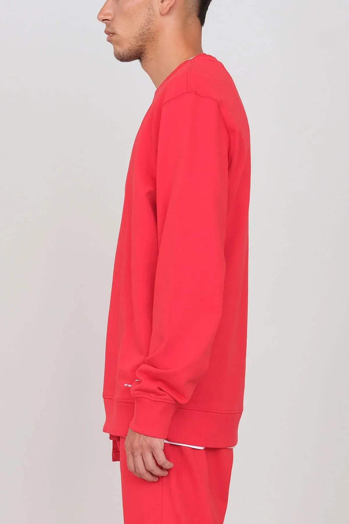 Men's Gauzy Crewneck Sweatshirt Red sold by Ivalo.com product image thumbnail 3