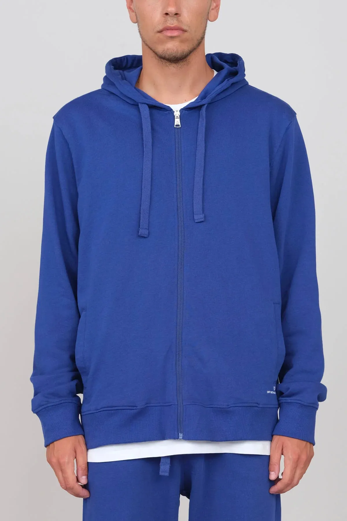 Men's Hoodie With A Zipper Royal Blue sold by Ivalo.com product image thumbnail 3