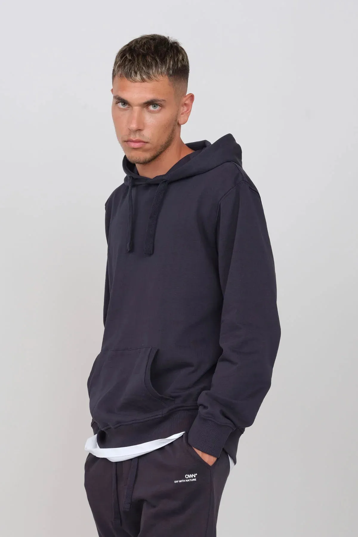 Men's Hoodie Blue sold by Ivalo.com