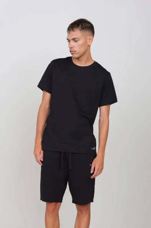 Men's Crewneck T-Shirt Black sold by Ivalo.com