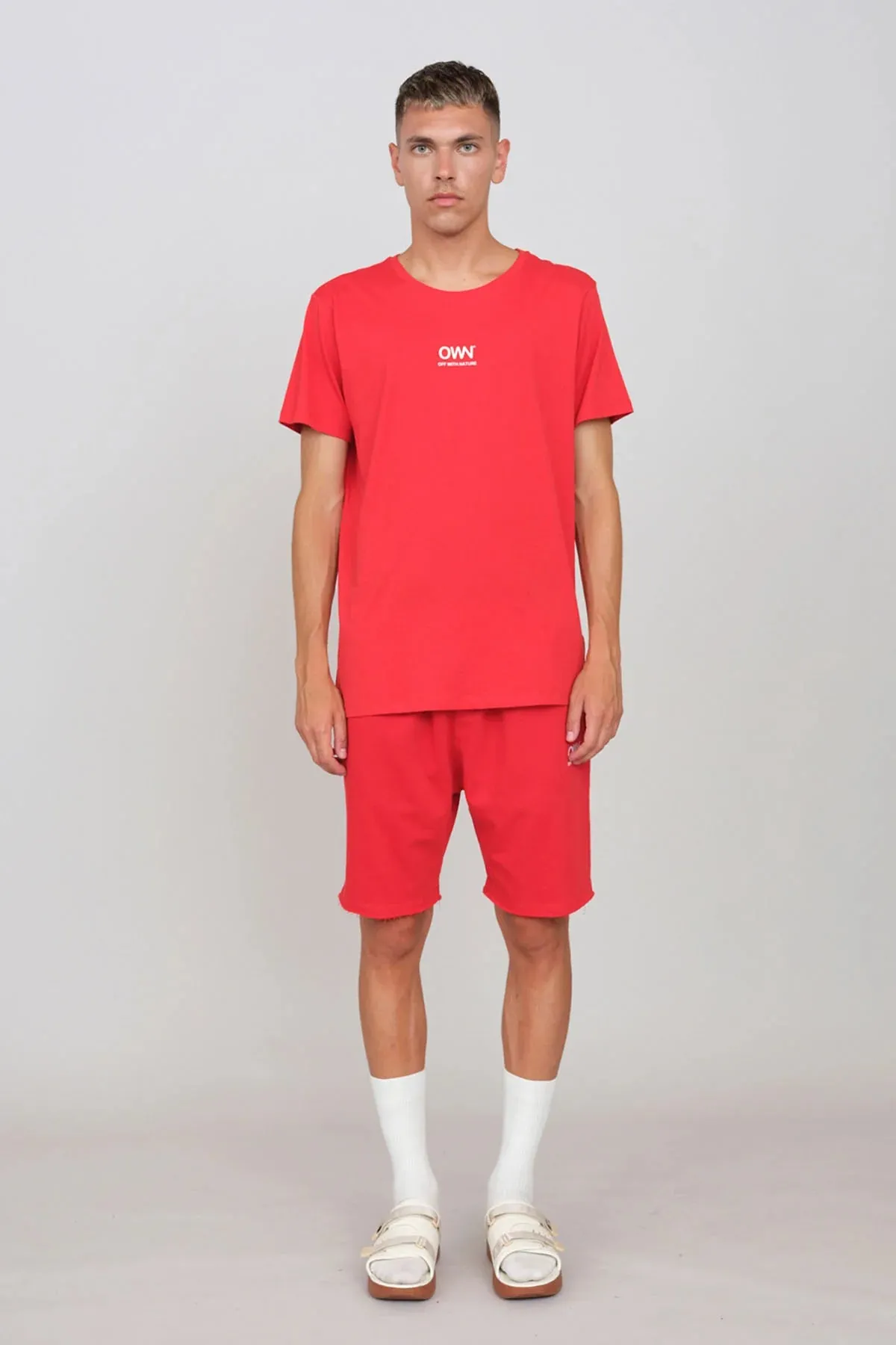 Logo Crewneck T-Shirt Red sold by Ivalo.com product image thumbnail 2