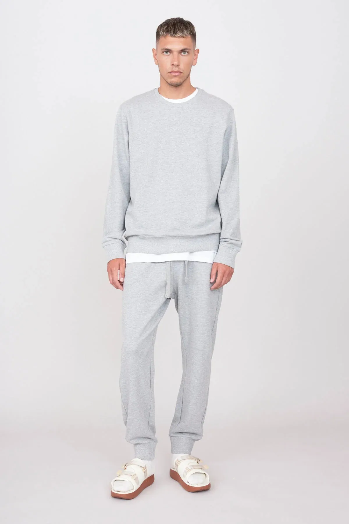 Long Sleeve Crewneck T-Shirt Grey sold by Ivalo.com product image thumbnail 2