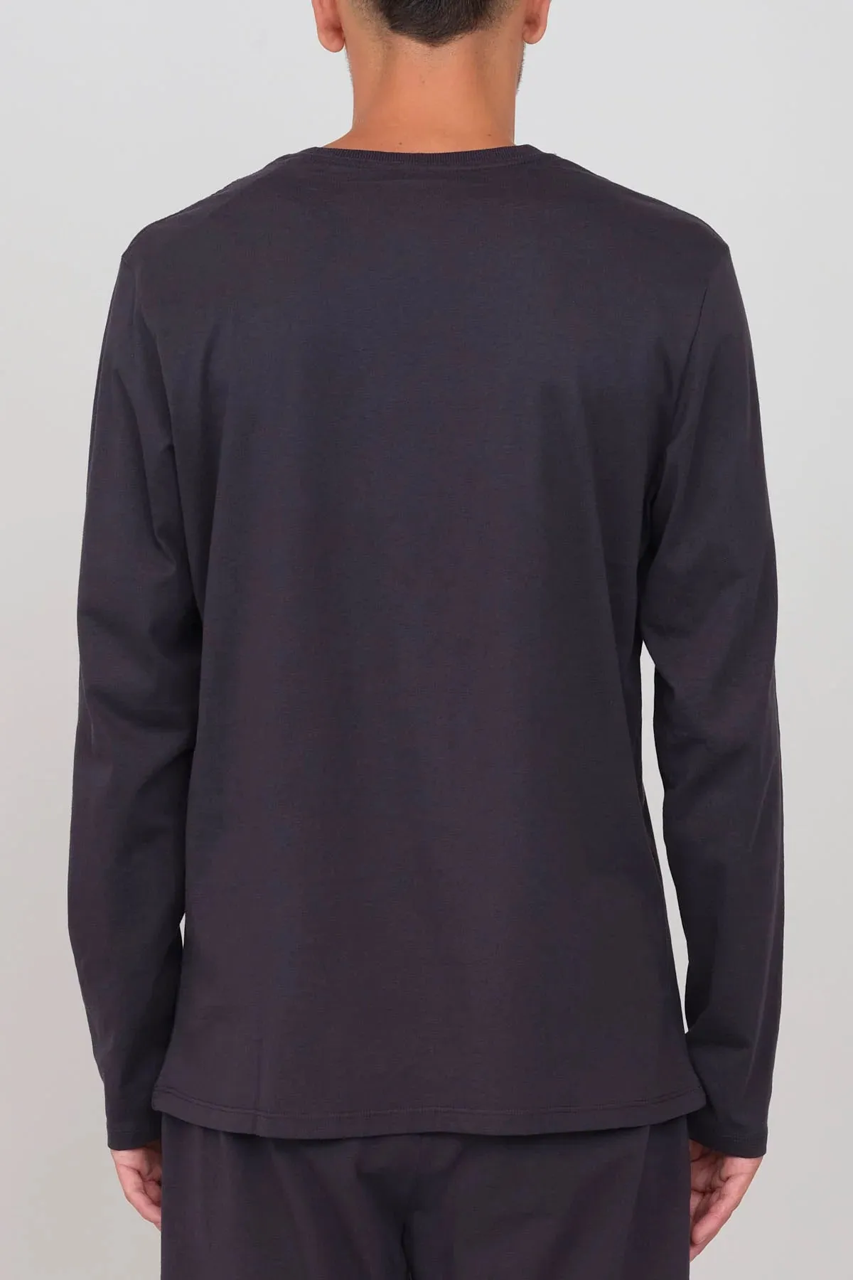 Long Sleeve Crewneck T-Shirt Blue sold by Ivalo.com product image thumbnail 4