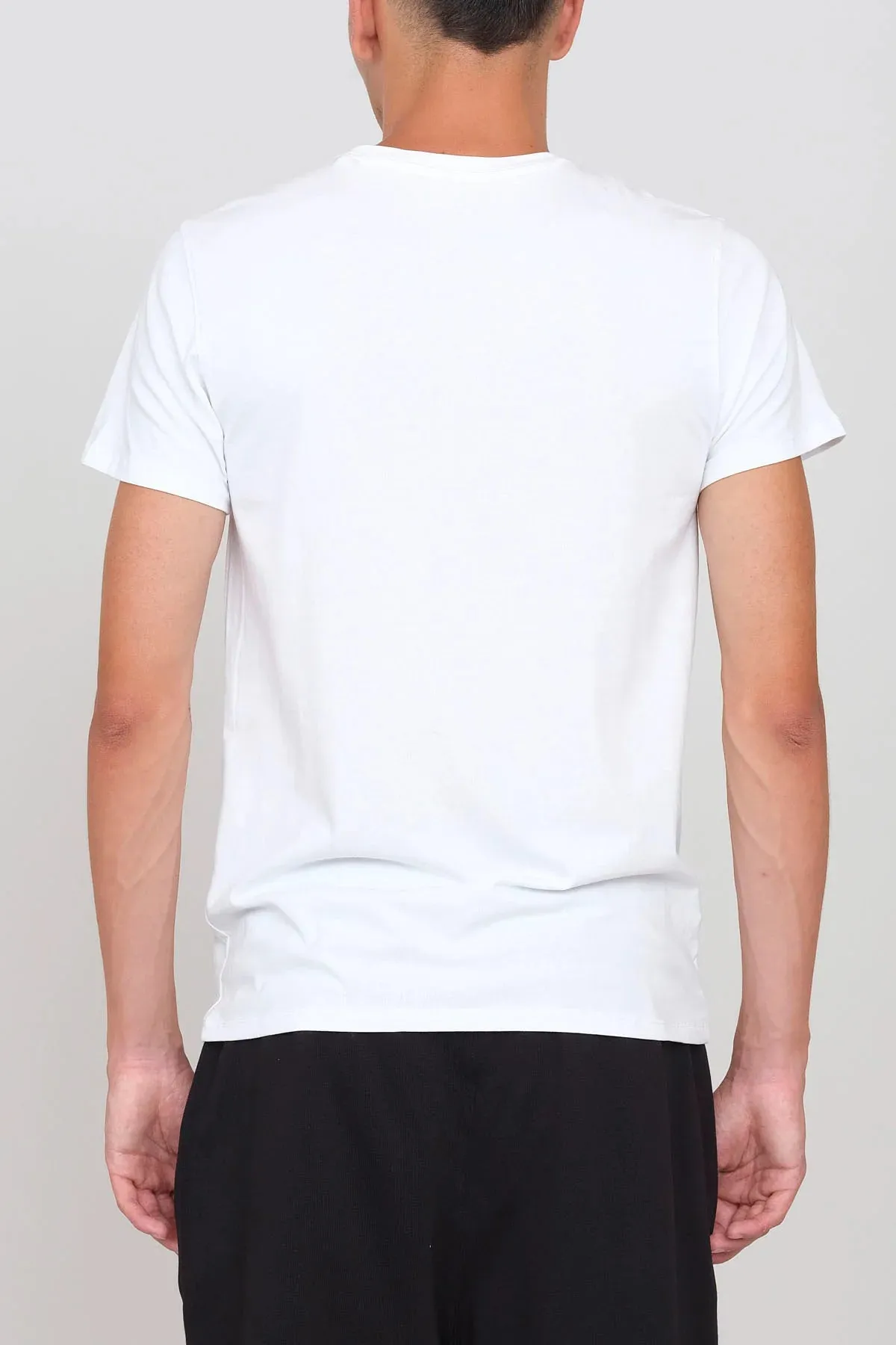 Men's Crewneck Stretch T-Shirt White sold by Ivalo.com product image thumbnail 4