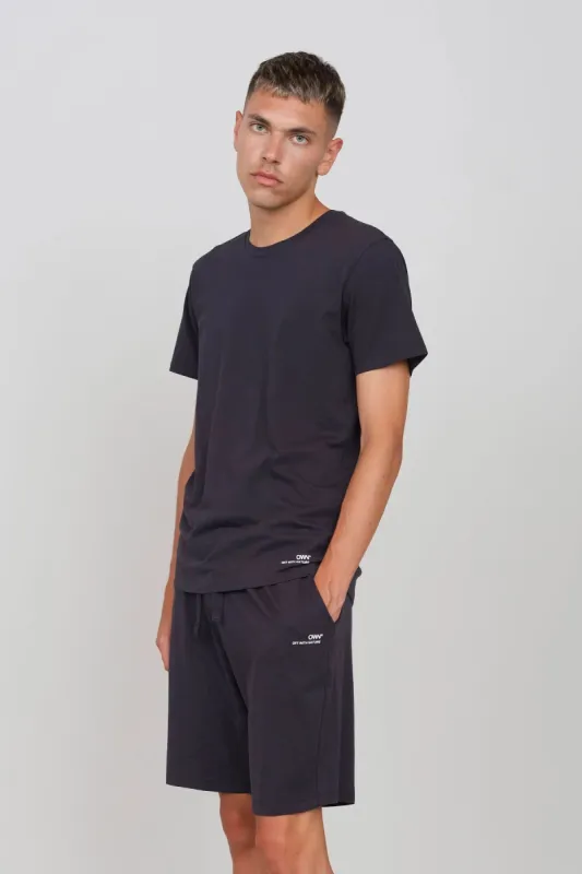 Men's Crewneck Stretch T-Shirt Blue sold by Ivalo.com