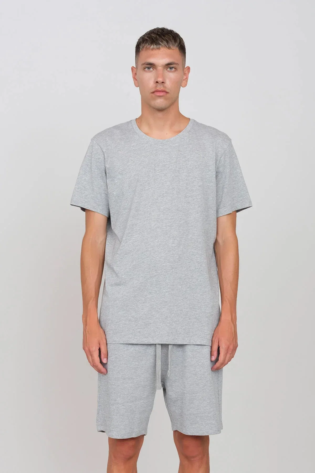 Men's Crewneck Stretch T-Shirt Grey sold by Ivalo.com