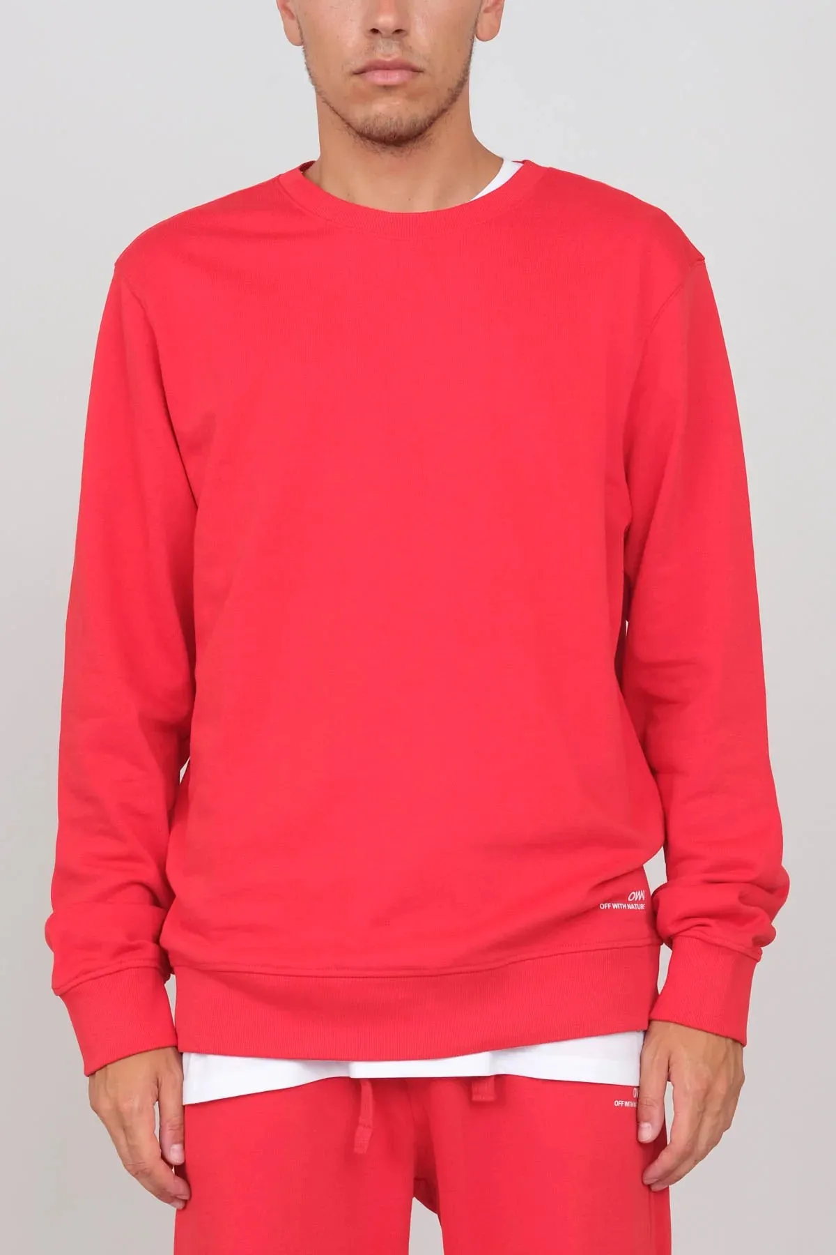 Men's Crewneck Sweatshirt Red sold by Ivalo.com product image thumbnail 2