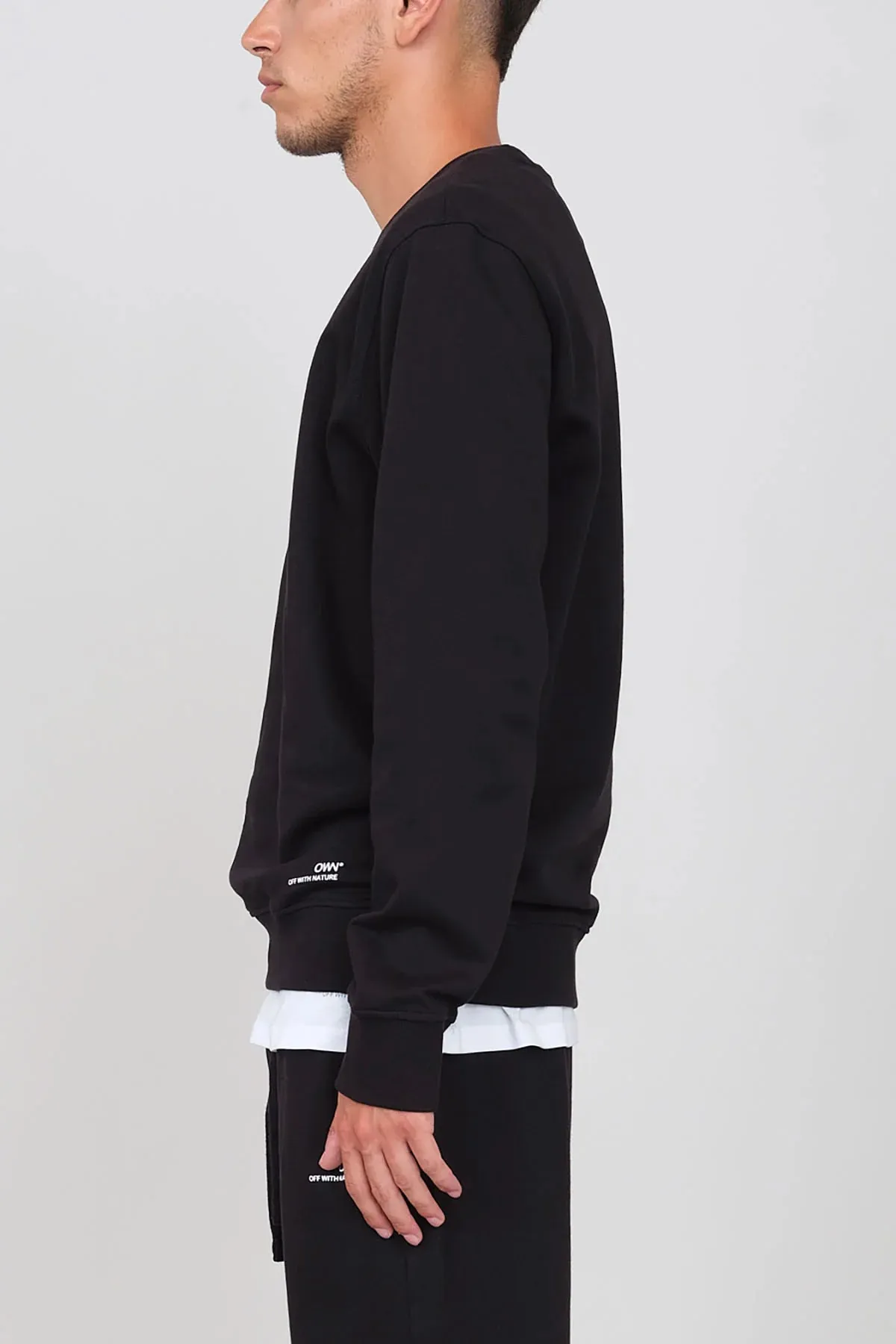 Men's Crewneck Sweatshirt Black sold by Ivalo.com product image thumbnail 3