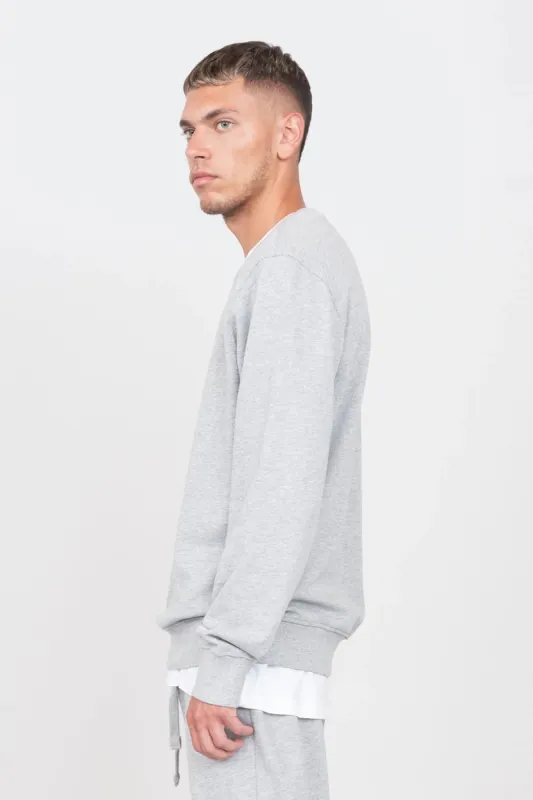 Men's Crewneck Sweatshirt Grey sold by Ivalo.com