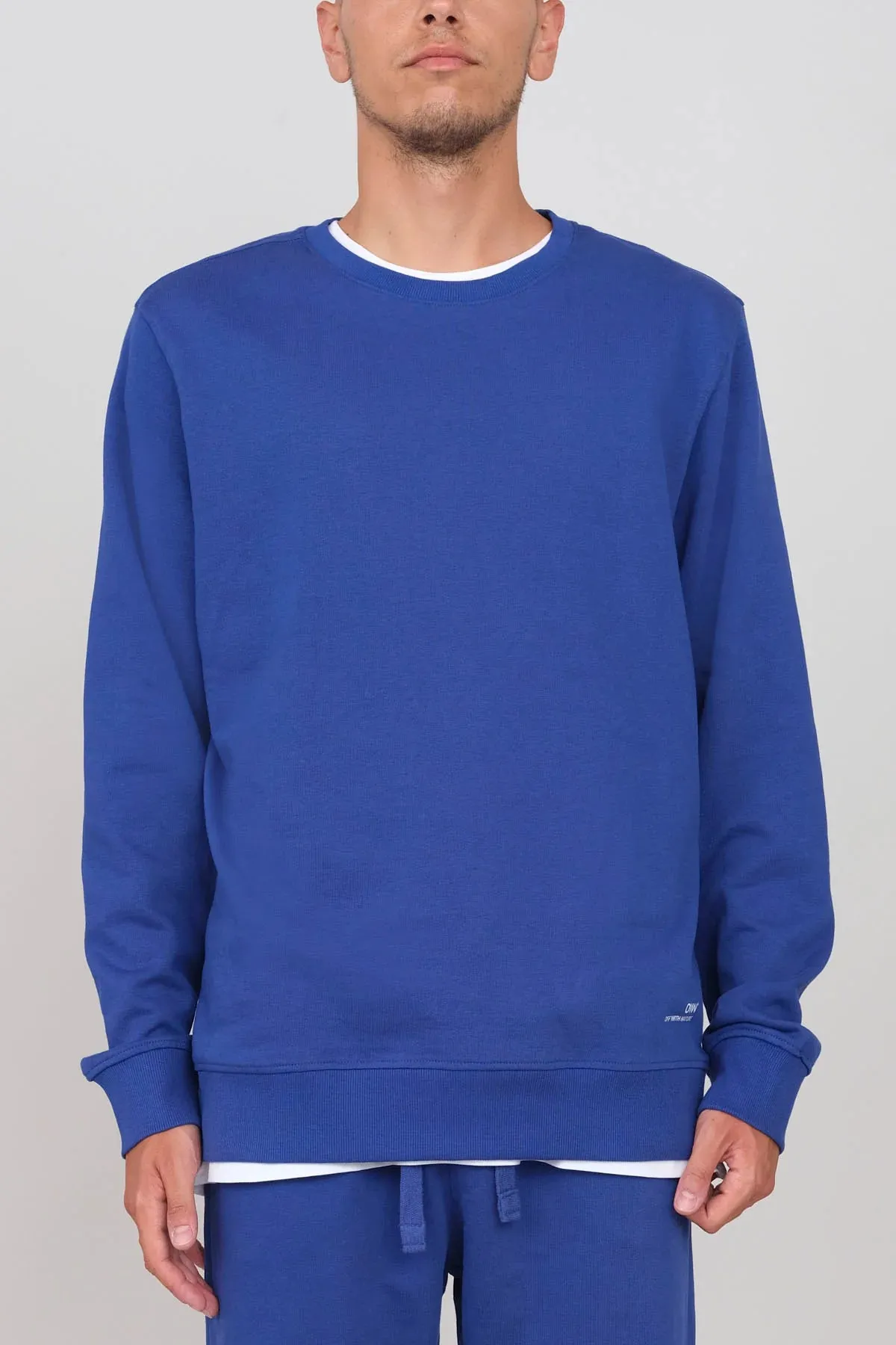 Men's Crewneck Sweatshirt Royal Blue sold by Ivalo.com product image thumbnail 3