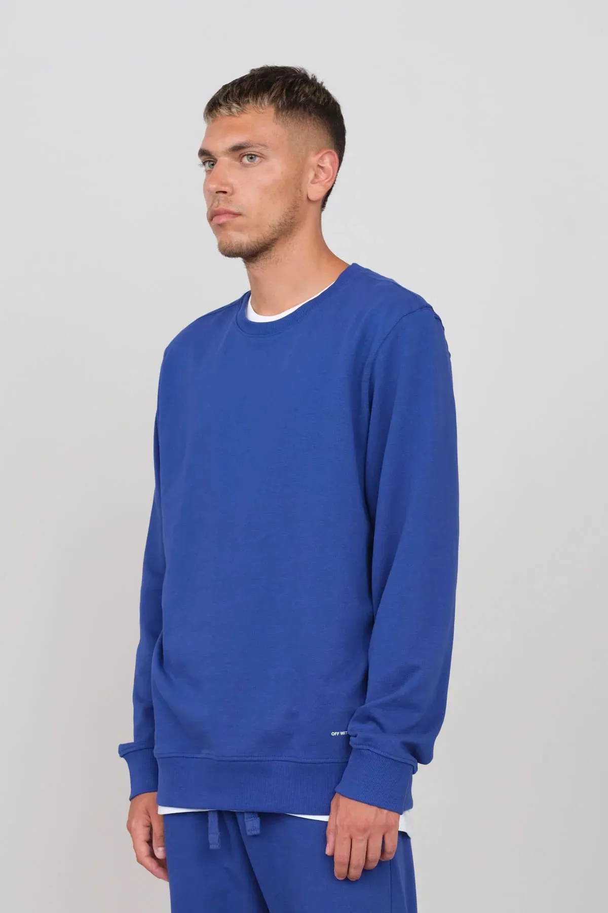 Men's Crewneck Sweatshirt Royal Blue sold by Ivalo.com