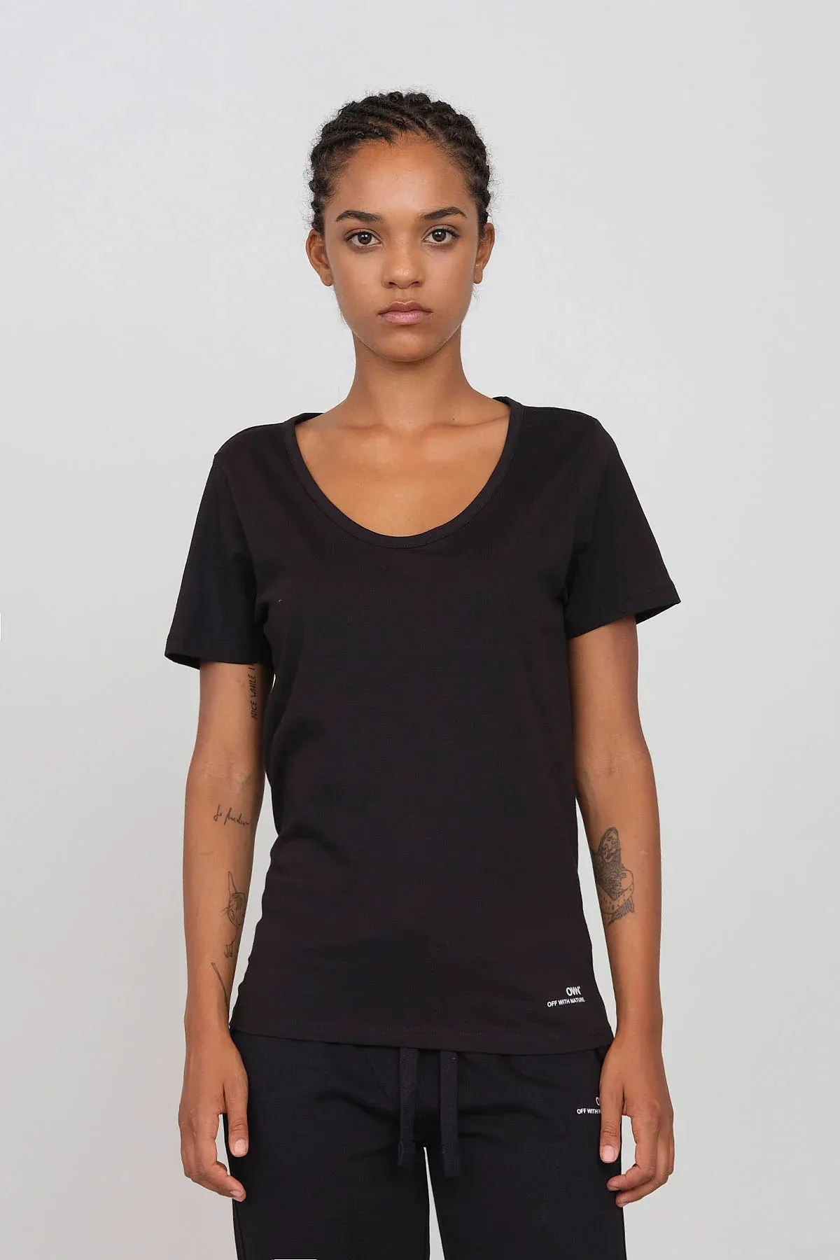 Women's Deep Neck T-Shirt sold by Ivalo.com