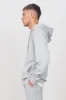 Gauzed Hoodie With A Zipper Grey sold by Ivalo.com