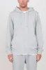 Gauzed Hoodie With A Zipper Grey sold by Ivalo.com