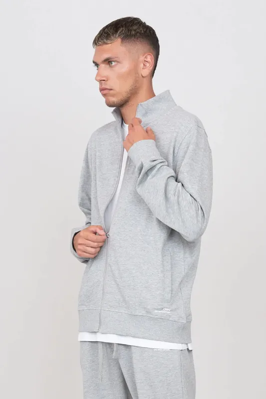 Gauze Sweatshirt With A Zipper Grey sold by Ivalo.com