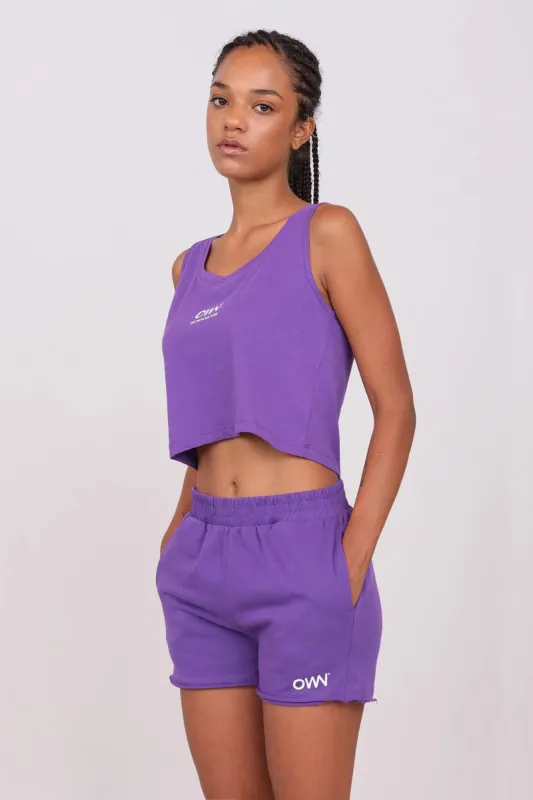 Crop Top Purple sold by Ivalo.com