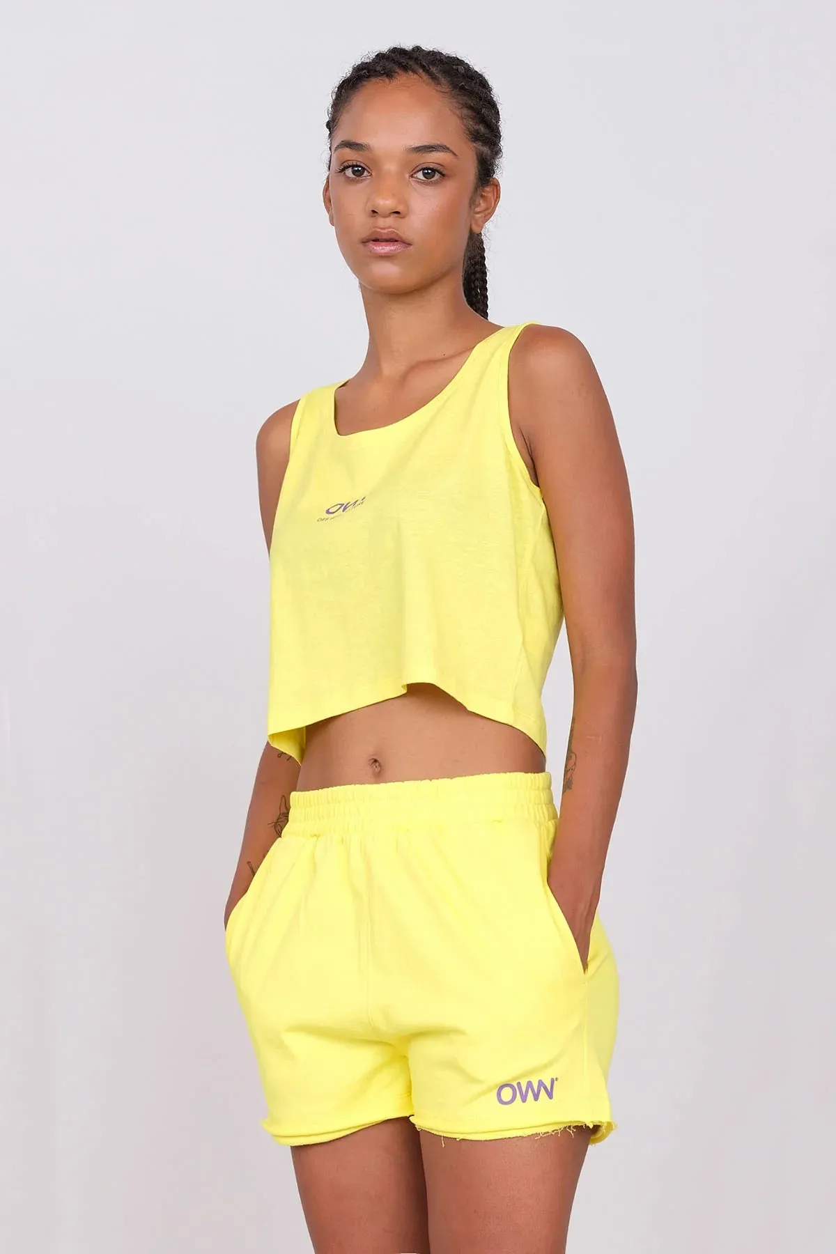 Crop Top Yellow sold by Ivalo.com