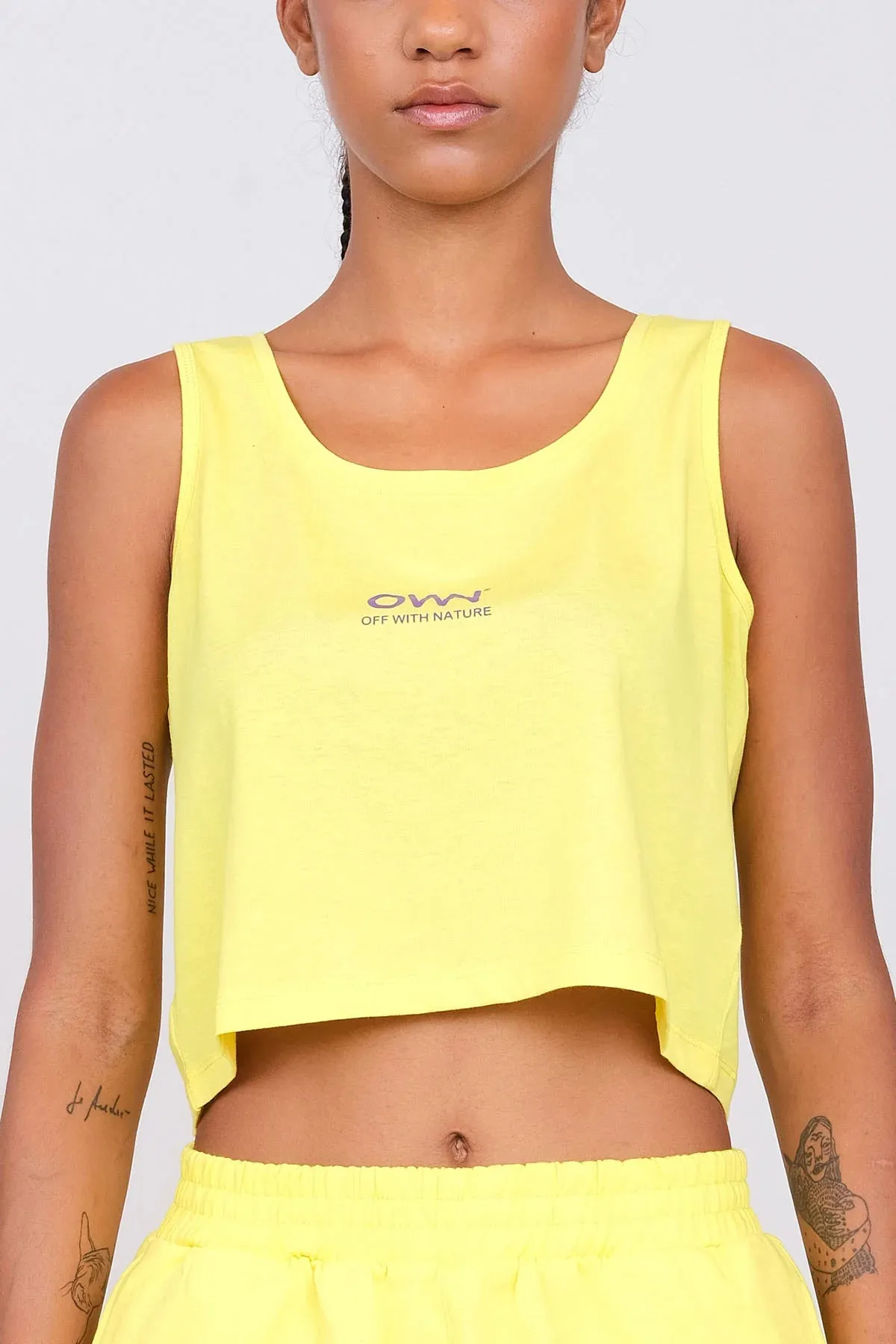 Crop Top Yellow sold by Ivalo.com product image thumbnail 4