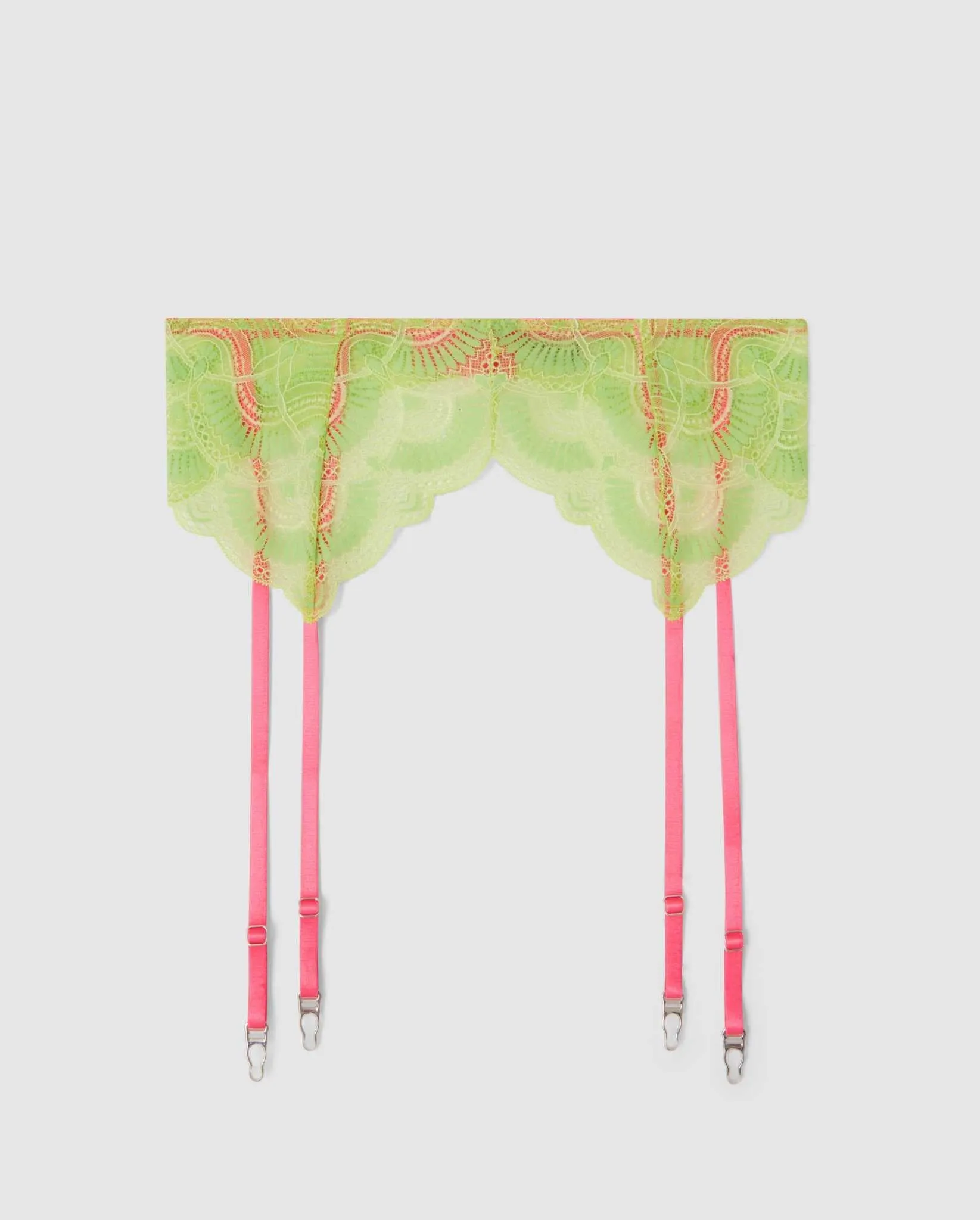 Lace Suspender Bright Lime sold by Ivalo.com