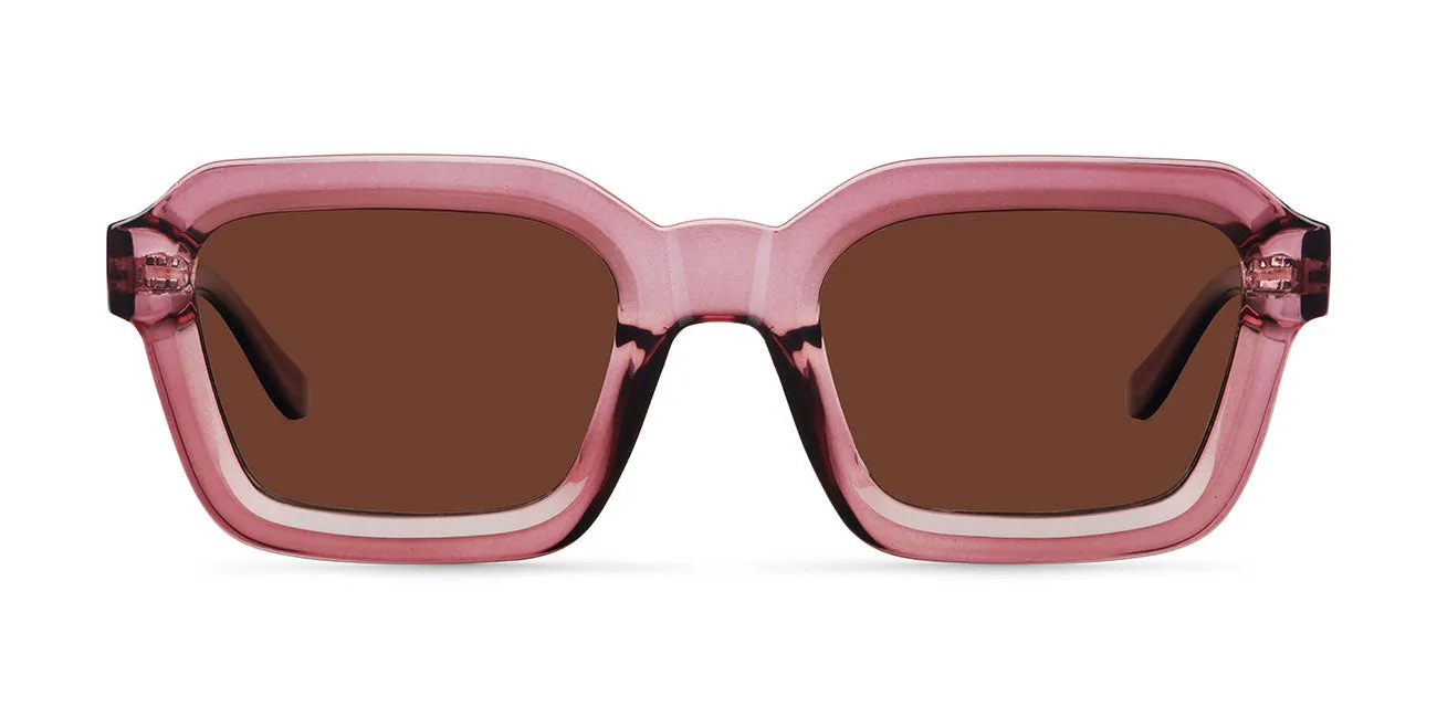 Nayah Sunglasses Dark Pink Kakao sold by Ivalo.com