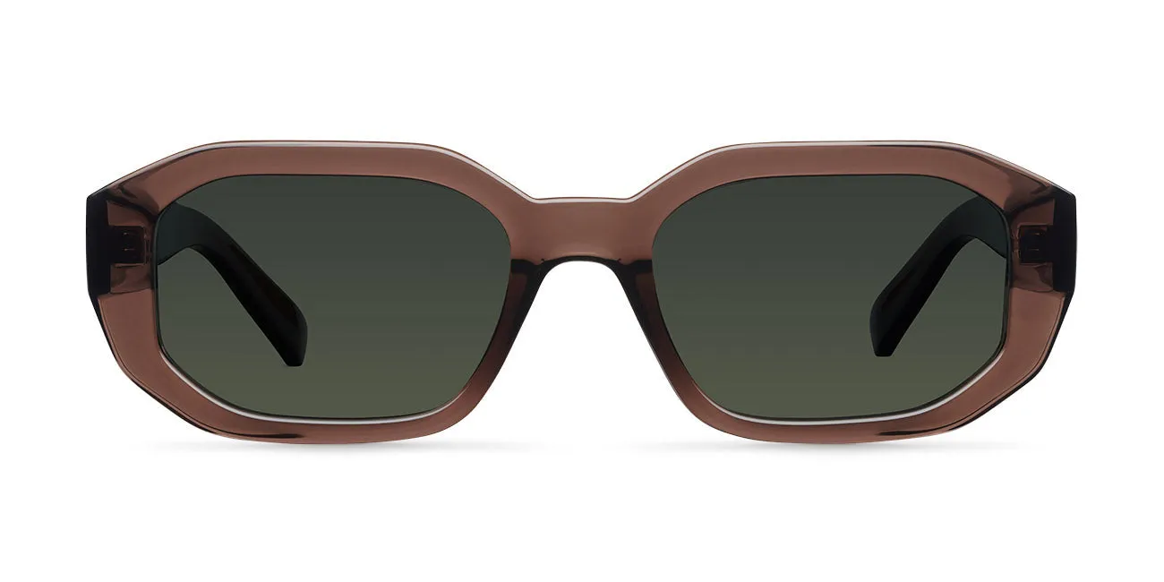 Kessie Sunglasses Sepia Olive sold by Ivalo.com