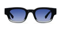 Gamal Sunglasses Black Azure sold by Ivalo.com