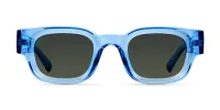 Gamal Sunglasses Azure Olive sold by Ivalo.com