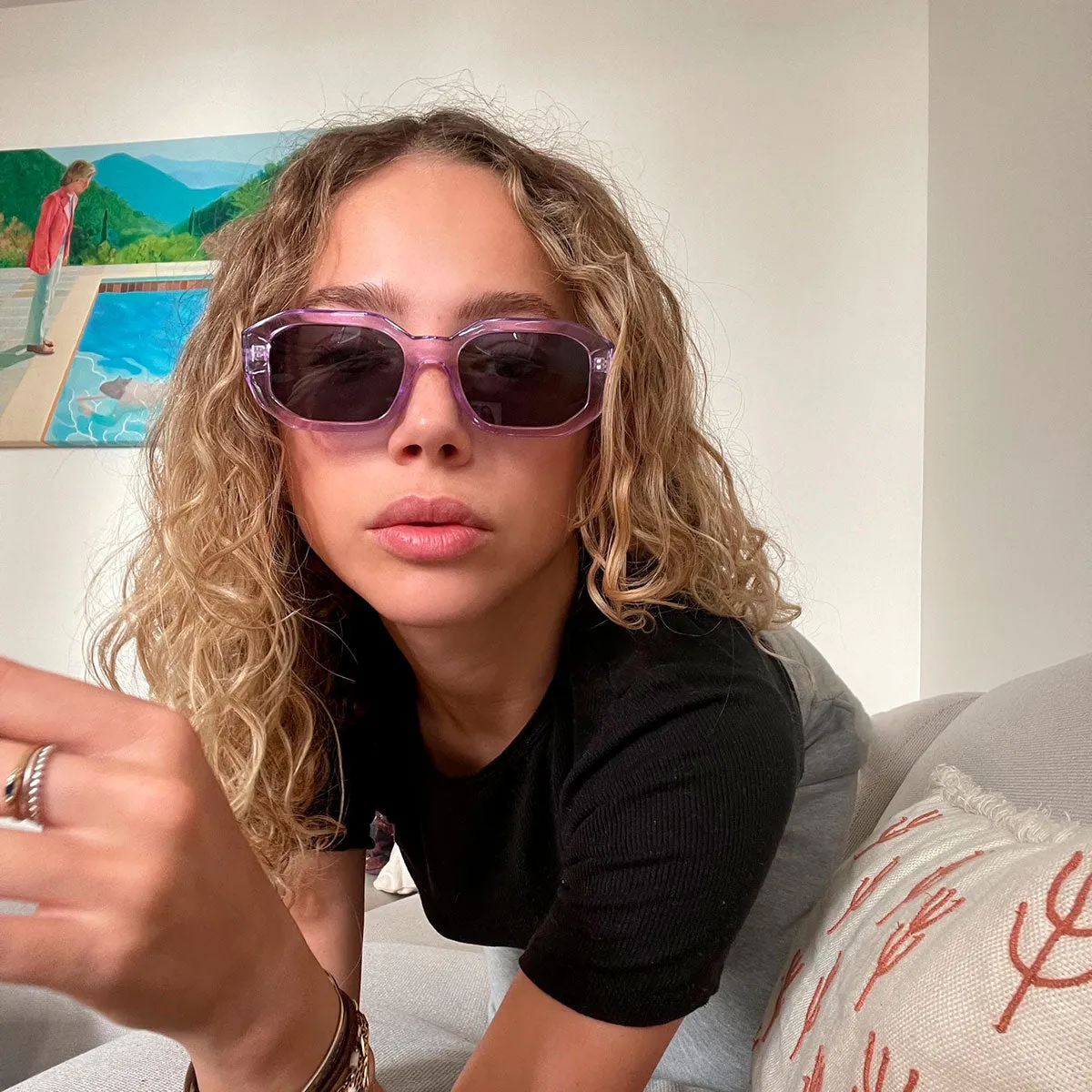 Kessie Sunglasses Purple Carbon sold by Ivalo.com product image thumbnail 2