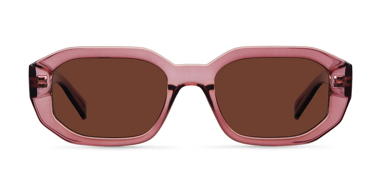 Kessie Sunglasses Dark Pink Kakao sold by Ivalo.com