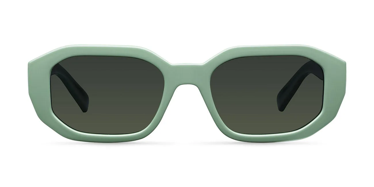 Kessie Sunglasses Sage Olive sold by Ivalo.com