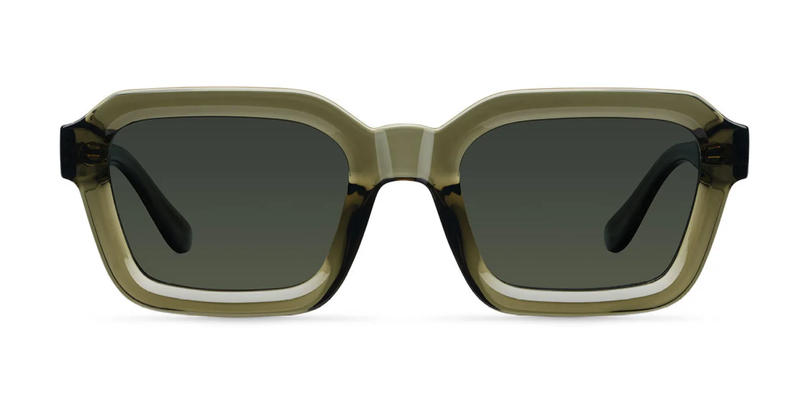 Nayah Sunglasses Stone Olive sold by Ivalo.com