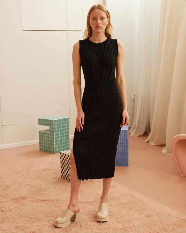 Upė Cotton Dress Black sold by Ivalo.com