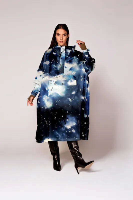 Starry Night Rain Poncho sold by Ivalo.com