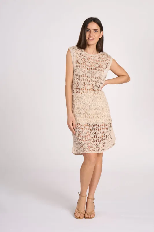 Eleonora Midi Crochet Dress sold by Ivalo.com