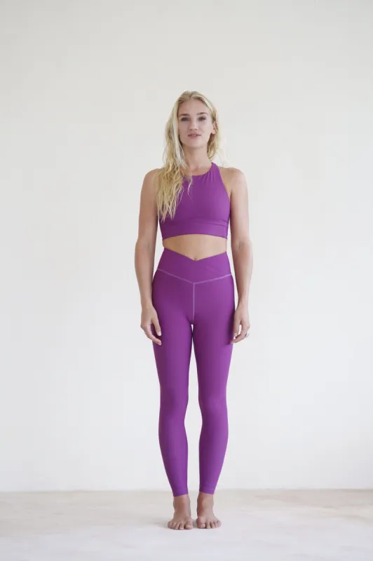 Goddess Suede Leggings Bougainvillea sold by Ivalo.com