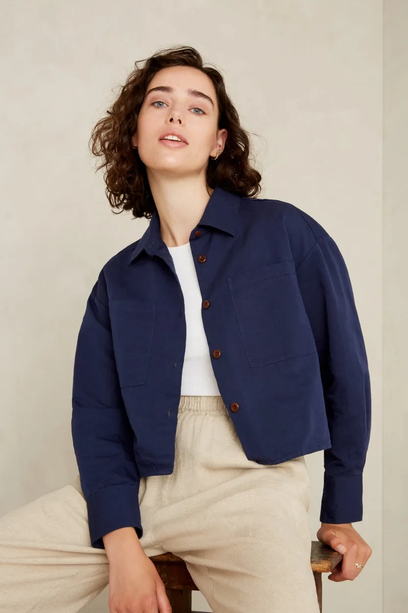 Quinn Blouse Navy sold by Ivalo.com