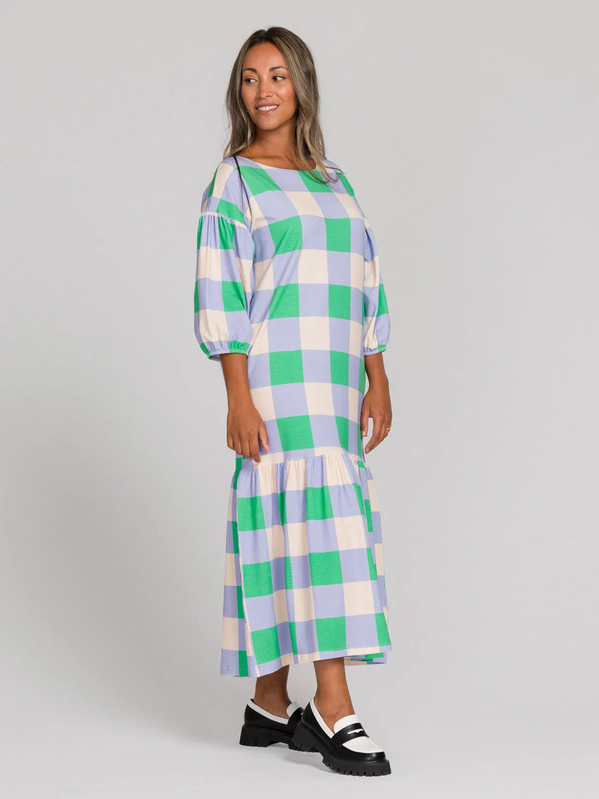 Niki Dress Xadrez Lavender sold by Ivalo.com product image thumbnail 2