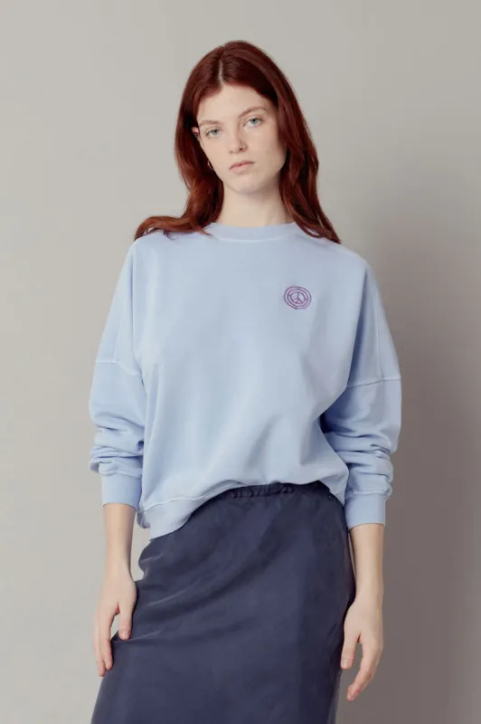 Dawn Sweater Organic Cotton Lavender sold by Ivalo.com