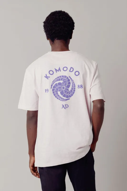 Crest Tee Organic Cotton Lavender Pink sold by Ivalo.com