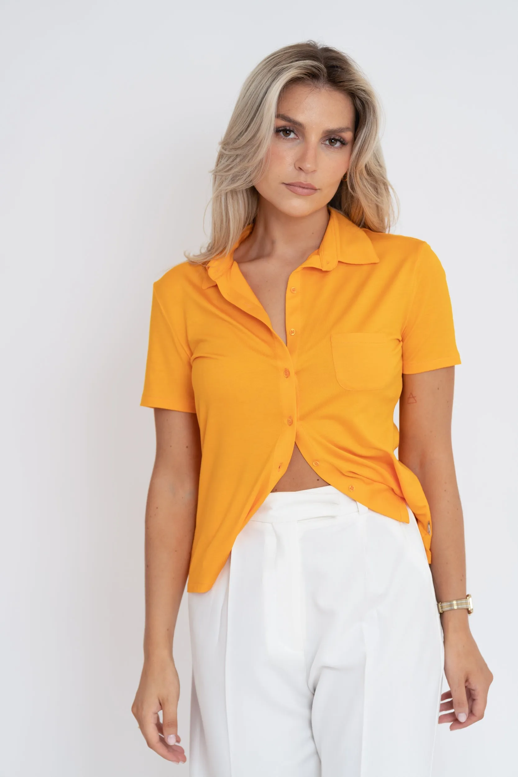 Alice Short Sleeve Shirt Orange sold by Ivalo.com product image thumbnail 4