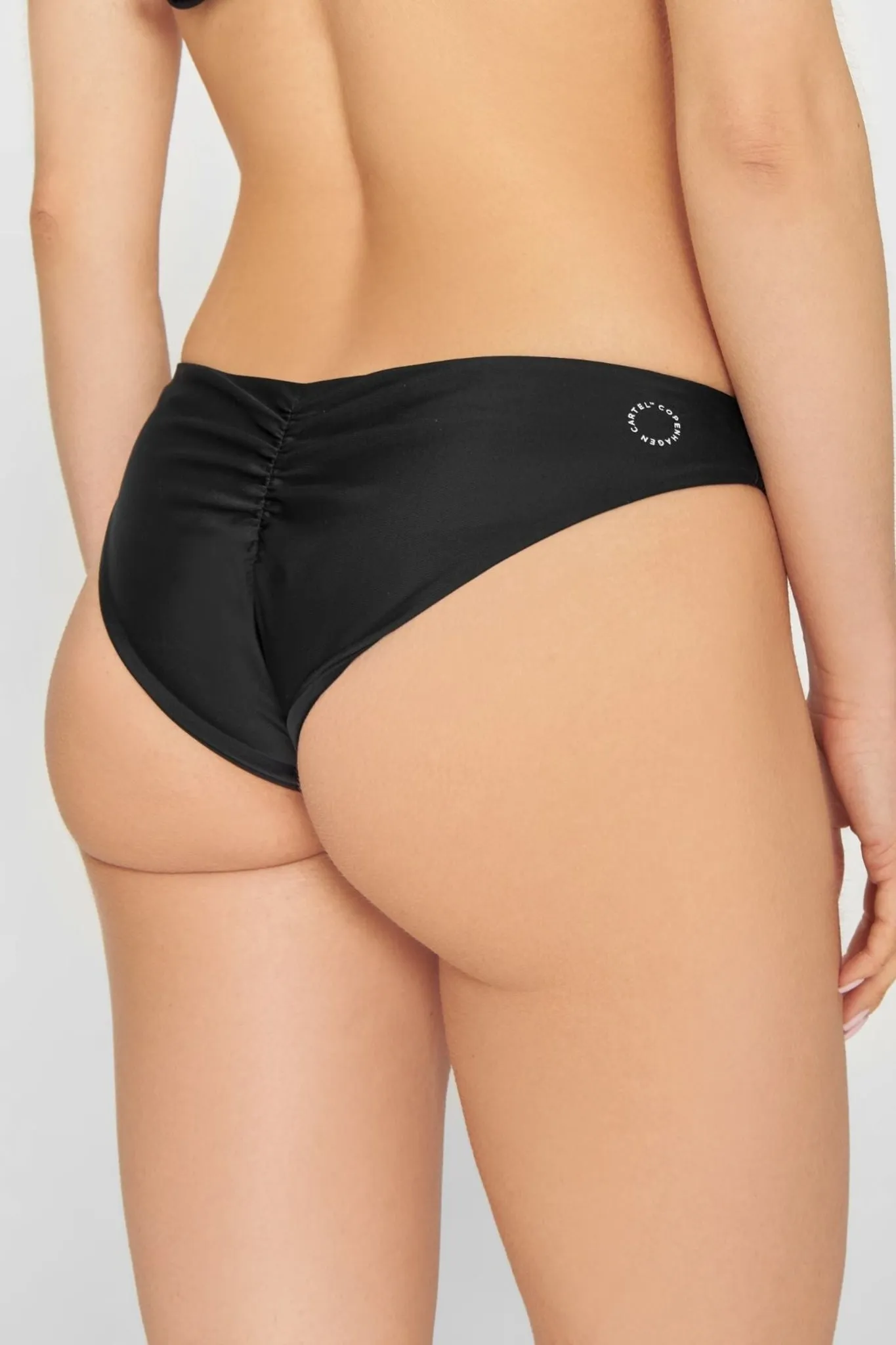 Batur Ruched Bikini Bottom Nero sold by Ivalo.com