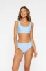 Ubud High-Waist Bikini Bottom Clear sold by Ivalo.com