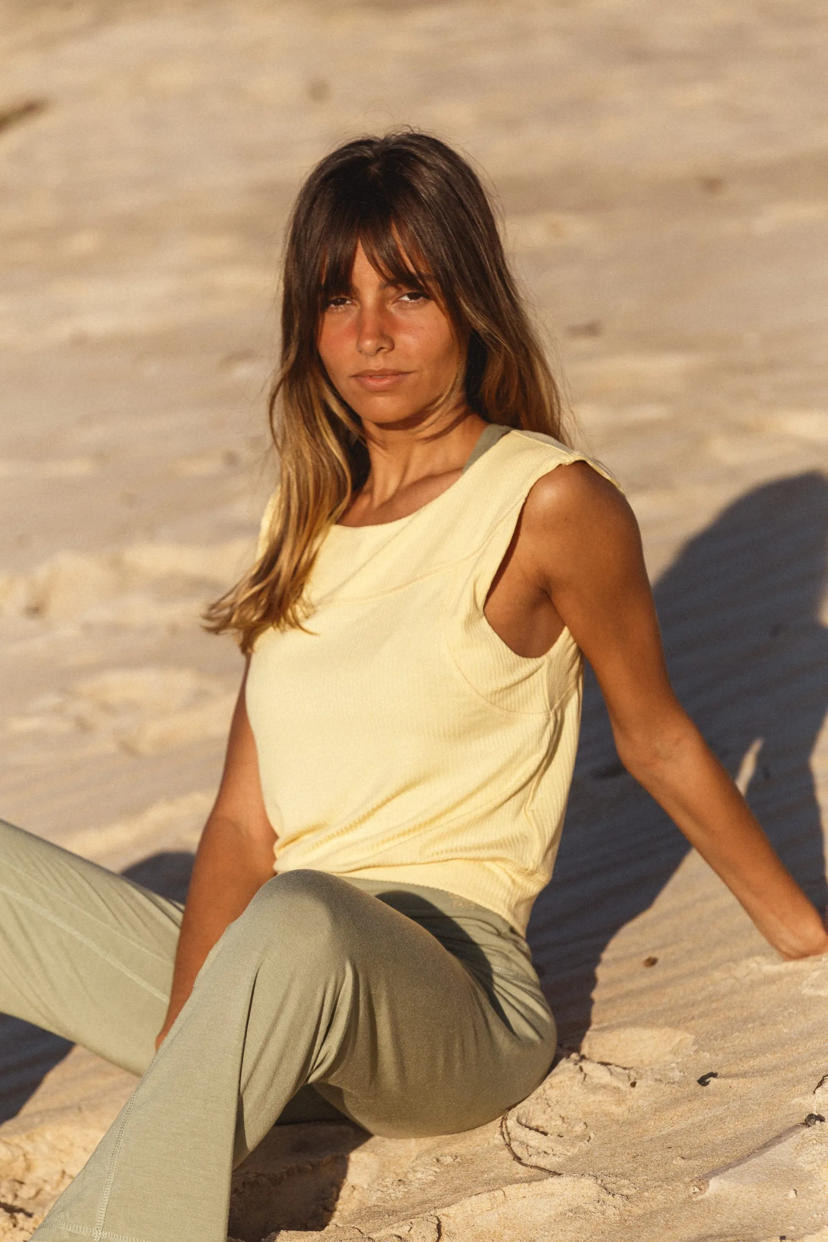 She’s Everything Good Movement Tank Sunshine sold by Ivalo.com