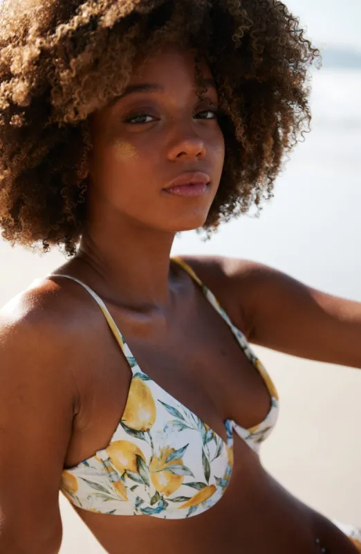 Lua Bikini Top Lemon Tree Pattern sold by Ivalo.com