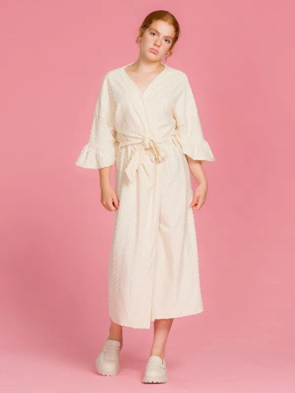Sissy Wrap Dress/Jacket Creme Dot sold by Ivalo.com