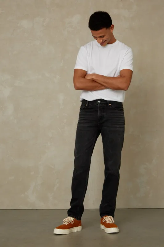 Jerrick Jeans Clean Recycled Black Worn sold by Ivalo.com